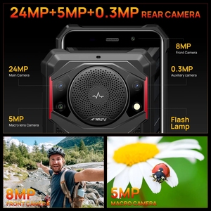 Fossimbot โทรศัพท์ F101Rugged Android12 <span class=keywords><strong>A22</strong></span> 4GB 64GB กล้อง24MP กันน้ำ <span class=keywords><strong>IP68</strong></span> 10600mAh กันน้ำได้5.45นิ้วโทรศัพท์จอแสดงผล HD - Product Image 5