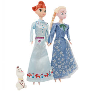ชุดตุ๊กตาอันนาและเอลซ่าจากภาพยนตร์โฟรเซ่นของโอลาฟ - สีฟ้า - Product Image 2