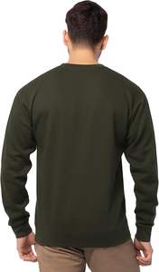 Sweat-shirt unisexe slim d'hiver personnalisé avec logo brodé, service OEM, mélange de coton, polaire respirant, ensembles surdimensionnés - Product Image 2