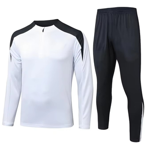 Ensemble de survêtements imprimés respirants et à séchage rapide pour hommes, vêtements de sport, fournisseur de tenues d'entraînement athlétique deux pièces pour le football - Product Image 4