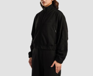 Sweat-shirts à demi-zip pour femmes en gros personnalisés, survêtement en molleton d'hiver, tissu en molleton français, coton lourd de luxe, ensembles de jogging - Product Image 4