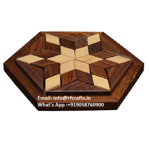 ชุดเกมปริศนาทำจากไม้สำหรับ3D อุปกรณ์สำหรับกิจกรรมฝึกสมอง - Product Image 3