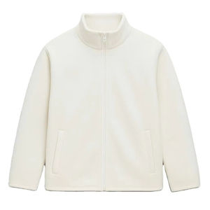 Nueva sudadera de algodón de peso pesado de 440G para hombre, Chaqueta de punto con cuello levantado y cremallera de Color contrastante - Product Image 1