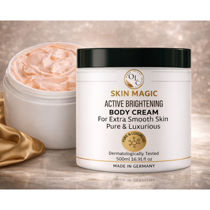 Crema Corporal Aclarante Skin Magic 500ml con Vitamina C y Ácido Tranexámico, Reduce las Imperfecciones y el Tono Desigual de la Piel - Product Image 4