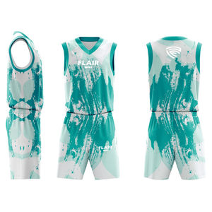 Ensemble de maillots de basket-ball grande taille de haute qualité pour hommes, impression numérique personnalisable, chemise de sport respirante, hauts et shorts de grande taille - Product Image 3