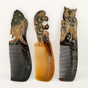 GENERATING Buffalo Horn Comb for Hair Horn Comb Hair Extension Color Full Natural Horn for Hair With Best Quality in Vietnam - Product Image 5