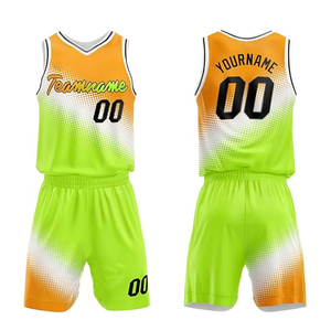 Nuevo estilo de calidad superior transpirable de talla grande impreso uniforme de baloncesto para hombres 100% poliéster personalizable - Product Image 1