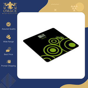 เครื่องชั่งน้ำหนักดิจิตอลแบบพกพาหน้าจอแสดงผล LCD กระจกสีระบบอิเล็กทรอนิกส์กันลื่น - Product Image 6