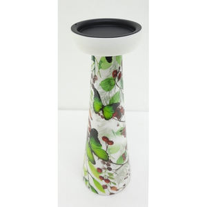 Diseño elegante Pilar de metal Soporte de vela Calcomanía Esmalte Acabado para el hogar y hoteles Mesa decorativa hecha a mano - Product Image 6