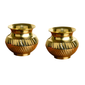 Customized Size and Shape Brass Lota Gold Polished Water Pot Industrial Quality with Religious Design Wholesale <b>Supply</b> - Product Image 2