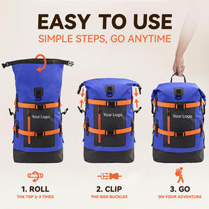 Bolsas de mochila impermeables de Color sólido ligero Bolsas de mochila impermeables de alta calidad personalizadas - Product Image 4