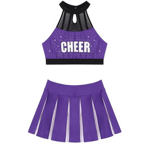 Uniforme de cheerleading pour femmes de qualité supérieure, respirant, taille adulte / Uniforme de cheerleading pour femmes sur mesure de haute qualité - Product Image 5