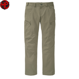 กางเกงผ้าทอเอวกลางเอวสำหรับผู้ชาย, กางเกงเดินป่ากลางแจ้งกันน้ำสำหรับฤดูใบไม้ผลิและฤดูใบไม้ร่วง - Product Image 1