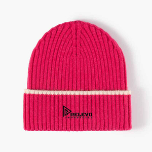 Gorros de Punto Lisos al por Mayor, 180 g/m², de Alta Calidad, Color Sólido, Unisex, para Otoño e Invierno, Cálidos para Exteriores, con Bordado 3D, 100% Acrílico, en Oferta - Product Image 3