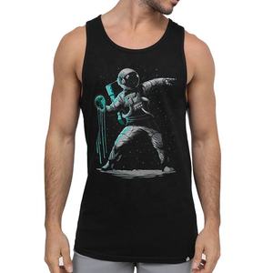 Camiseta sin mangas con estampado personalizado para hombre para gimnasio, entrenamiento, verano informal y ropa de calle - Product Image 5