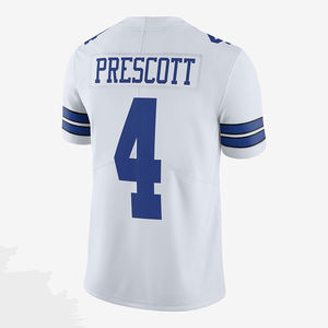 Camiseta de fútbol americano personalizada con impresión por sublimación, camiseta de entrenamiento de fútbol con número de nombre del equipo, camiseta de rugby para hombres - Product Image 4