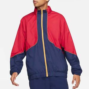 Chaqueta Cortavientos Deportiva Informal de Lona Recubierta con Diseño de Contraste de Color Personalizado, Ropa Deportiva Transpirable y Resistente al Viento para Exteriores - Product Image 6