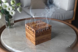 Quemador de incienso Madkhan de madera de la mejor calidad, quemador de aromaterapia tradicional para relajación y uso espiritual a la venta - Product Image 5