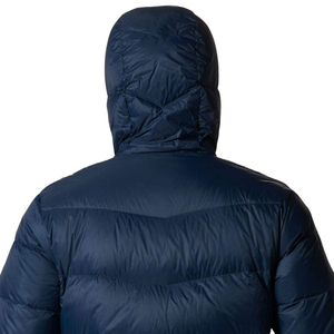 Veste matelassée d'hiver décontractée pour hommes, manteau en toile tissée à fermeture éclair et coupe-vent à capuche et col montant, de couleur noire, Offre Spéciale! - Product Image 6