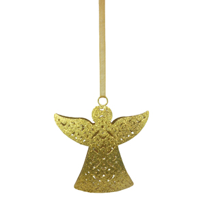 Wholesale Bulk Classic Design Newest Decorative Metal Hanging Angel for Home and <b>Christmas</b> Decoration Customized Handmade - Product Image 1