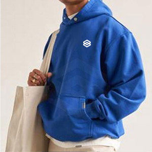 Sudaderas con capucha de gran tamaño hechas a medida para hombres Nuevo diseño 100% algodón para hombres Sudadera con capucha de gran tamaño - Product Image 3