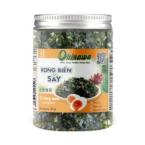 Haute qualité 100% naturel nutritionnel Okinawa mer raisins Snack 30g pot délicieux croustillant frit ail aromatisé algues Dense - Product Image 3