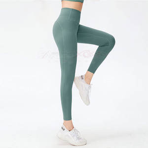 Mallas blancas de malla para mujer, pantalones de Yoga para gimnasio, venta al por mayor - Product Image 5