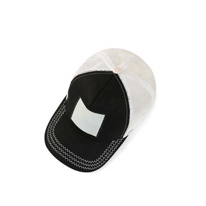 Nouveauté Casquette de camionneur en maille avec logo personnalisé Casquette de baseball en mousse vierge Casquette de camionneur en maille éponge - Product Image 3