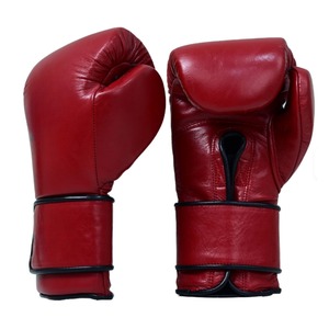 นวมต่อยมวย MMA แบบหนังสำหรับฝึกซ้อมคิกบ็อกซิ่งและมวยไทยออกกำลังกายแบบไทยสายกว้าง4 "OEM - Product Image 4