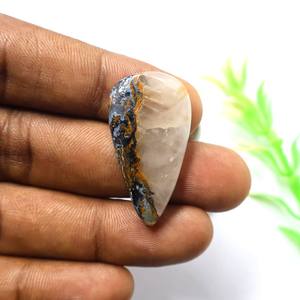 Pierre précieuse de créateur Pietersite Flashy Pietersite Cabochon Lot de pierres précieuses pour bijoux Pietersite texturée pour la fabrication de pendentifs en pierre - Product Image 3