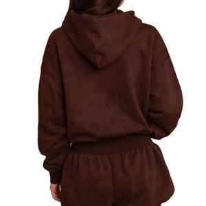 Sudaderas Personalizadas para Mujer, Sudadera Holgada de Forro Polar, Venta al por Mayor, OEM, ODM, Marca Privada, Ropa Urbana Informal, Proveedor de EE. UU. - Product Image 4