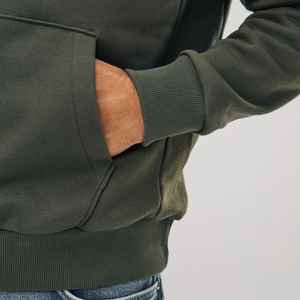 Sweat-shirt pour homme à épaules tombantes, sweat à capuche 430g, logo personnalisé, polaire lourd, pull-over écologique, 100% coton, sweat-shirts pour homme - Product Image 2