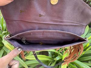 New Designer Hand Tooled <b>Fringe</b> Handbag Real Leather Handmade Carving Tooling Sling <b>Bag</b> Stylish <b>Bags</b> for Women Multi Use - Product Image 6