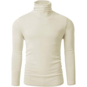 OEM Premium Quality <b>Men's</b> Slim Fit Soft Turtleneck Long Sleeve Pullover Lightweight T-Shirt for <b>Men</b> - Product Image 2
