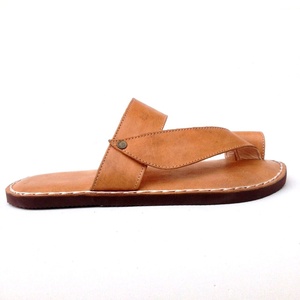 Handmade Cow Leather Flat Flip Flops <b>Slippers</b> Men and <b>Women</b> <b>Summer</b> Arabic Casual Style Sandals - Product Image 3