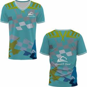 Vente en gros de maillot aérodynamique avec logo personnalisé Tissu durable et respirant évacuant l'humidité Méthode d'impression numérique - Product Image 3