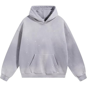 Custom <b>hoodies</b> tie die multi color casual life long sleeves trending high quality street wear <b>trendy</b> hoodie for men - Product Image 5