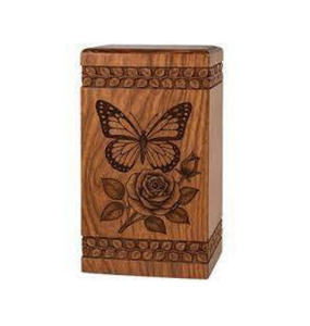 Vente en gros d'urnes funéraires en bois faites à la main de style américain urnes funéraires décoratives modernes pour hommes et femmes - Product Image 2