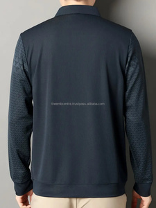 Premium Quality Men's Cotton Long Sleeve <b>T</b>-<b>Shirt</b> Custom Logo Heavy Weight Long Length polo <b>shirts</b>,men's polo <b>shirts</b> - Product Image 3