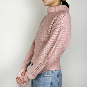 Suéter de punto de Invierno para mujer Suéter de mujer de aspecto elegante con diseño texturizado Suéter acrílico ligero - Product Image 6