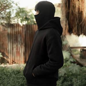 Sudadera con Capucha de Alta Calidad para Hombre, Estilo Urbano, de Felpa Francesa, de Algodón, Personalizable, con Capucha y Pasamontañas - Product Image 3