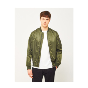 Chaqueta bomber de nailon con logo oem para invierno, personalizada, precio de fábrica, venta al por mayor - Product Image 3
