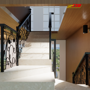 Découvrez des modèles de garde-corps d'escalier en fer forgé de luxe qui allient élégance moderne, savoir-faire personnalisé et durabilité intemporelle - Product Image 6