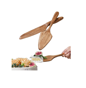 Servidor de pastel de madera de alta calidad y cuchara para cuchillo para pastel de cumpleaños cuchillo personalizado para uso doméstico y en restaurantes - Product Image 5