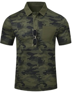 Polo manches courtes brodé en polyester et coton mélangé - Product Image 2