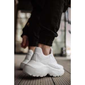 N75สีขาวรองเท้าเดินออกกำลังกายลำลองพื้นรองเท้าสูง - Product Image 6