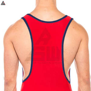 Nouveau style de débardeur de sport pour homme, stringer, coupe musclée, respirant, en coton tricoté, design personnalisé, chemise d'entraînement - Product Image 5