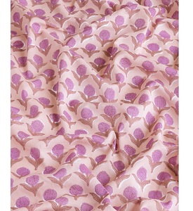 ผ้าม่านโปร่งพิมพ์ลายดอกไม้สีชมพูวัสดุคอตตอนมีคุณสมบัติกรองแสงสำหรับหน้าต่างบ้าน - Product Image 6