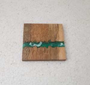 Posavasos de resina de madera hechos a mano, posavasos de resina epoxi, posavasos con estilo para bebidas, posavasos para tazas de té, utensilios de cocina, decoración del hogar - Product Image 4