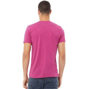 Camiseta básica lisa de manga corta de Jersey de algodón gris - Product Image 6